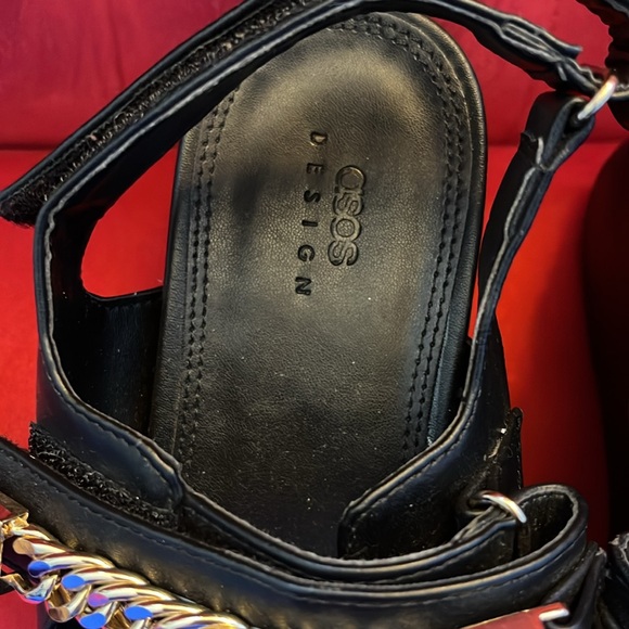 ASOS Design strappy black platform sandal - Picture 3 of 5